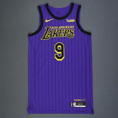 Rajon Rondo Los Angeles Lakers Game Issued City Edition Jersey