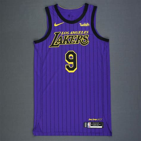 Anyway, this year's city edition jersey evokes the celtics' many championship banners. Rajon Rondo - Los Angeles Lakers - Game-Issued City ...