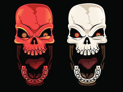 Skull Open Mouth Illustrations Royalty Free Vector Graphics And Clip Art
