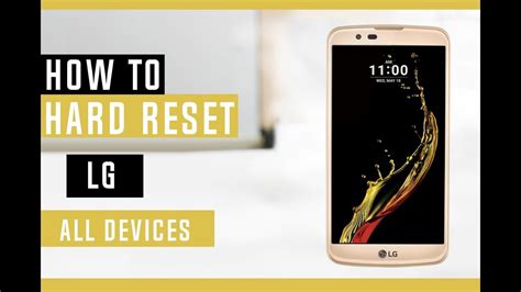 How To Restore Any Lg Phone To Factory Settings Hard Reset Youtube