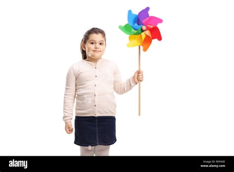 Girl With A Pinwheel High Resolution Stock Photography And Images Alamy