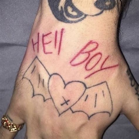 99 Favoriten Tumblr Lil Peep Tattoos Hand Tattoos Tattoos