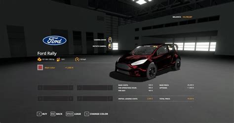Ford Fiesta Rally V119 Fs19 Farming Simulator 19 Mod Fs19 Mod