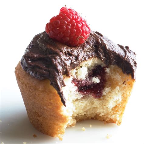 Jam Cupcakes With Chocolate Frosting Recipe Martha Stewart