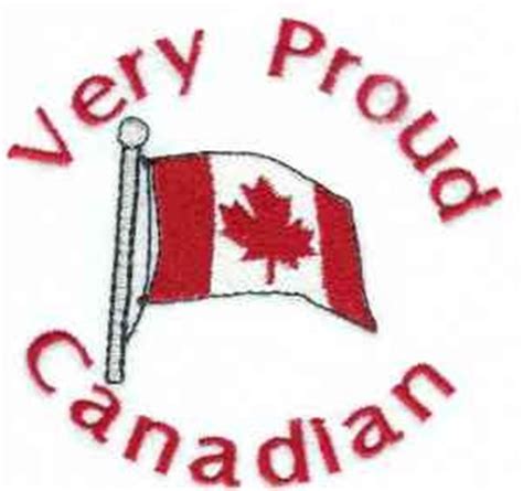 Proud Canadian Flag Embroidery Designs, Machine Embroidery Designs at ...