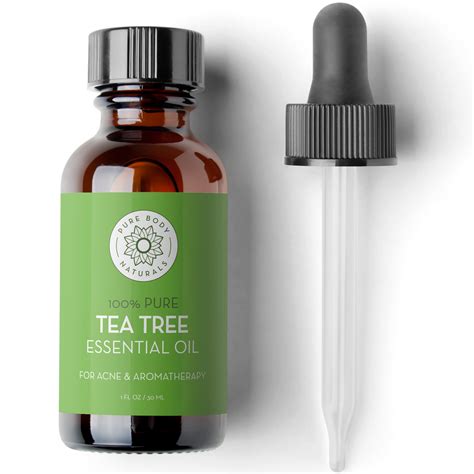 Tea Tree Essential Oil 1 Fl Oz Pure Body Naturals