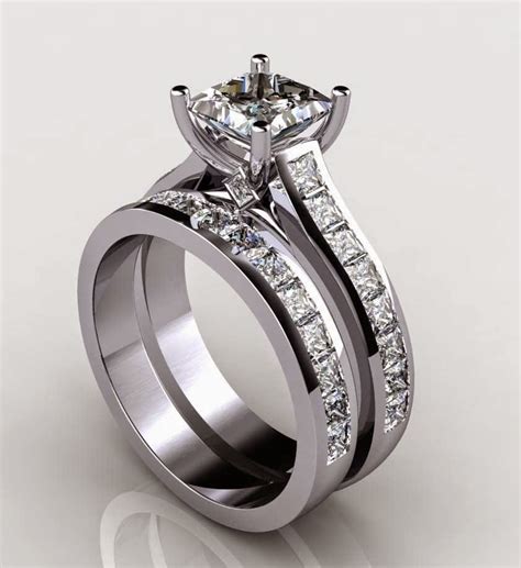 Matching Diamond Wedding Ring Sets Uk Beautiful Design
