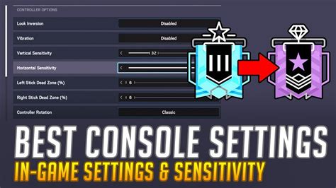 The BEST Console Settings & Sensitivity - Rainbow Six Siege Xbox