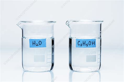 Water And Ethanol Stock Image C0448781 Science Photo Library