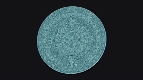 Aztec Calendar 3d Model 3d Printable Cgtrader