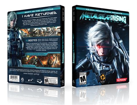 Viewing Full Size Metal Gear Rising Revengeance Box Cover