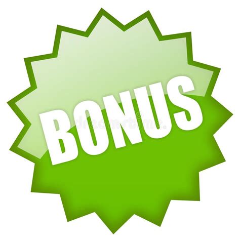 Bonus Icon Bonus Green Icon Isolated On White Background Spon