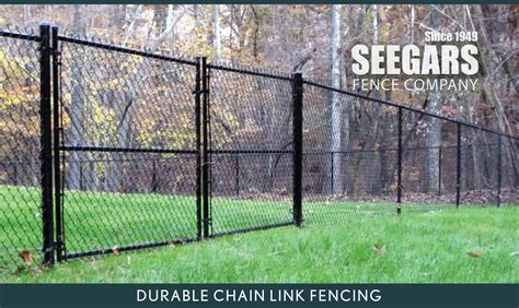 Residential Chain Link Fence Installations And Repairs Seegars Fence