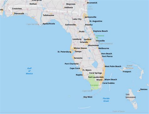 Map Of Florida Gulf Coastline Oconto County Plat Map