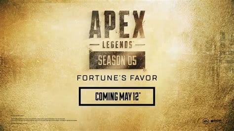 Apex Legends Season 5 Fortunes Favor Lunch Trailer Youtube