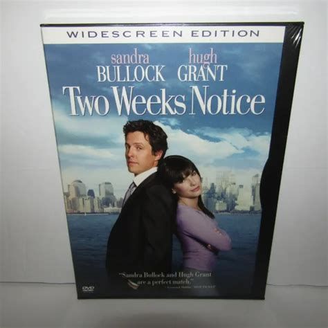Two Weeks Notice Dvd 2003 Widescreen Brand New And Sealed Sandra