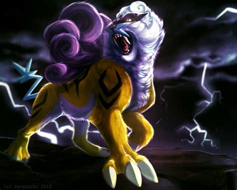 Pokemon Shiny Legends Dogs Wallpaper Raikou The Three Legendary