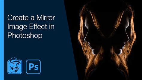 create a mirror image effect in photoshop youtube