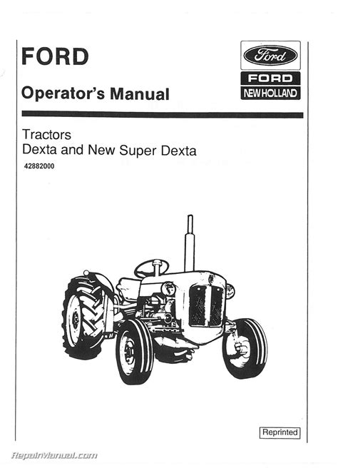 Fordson Super Major Diesel Manual