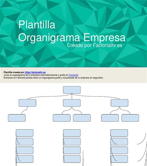 Plantilla Organigrama Empresa Powerpoint