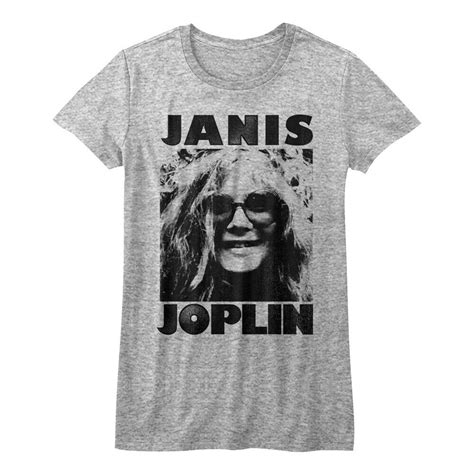 Janis Joplin Iconic Singer T Shirt Womens Music T Shirts Societees