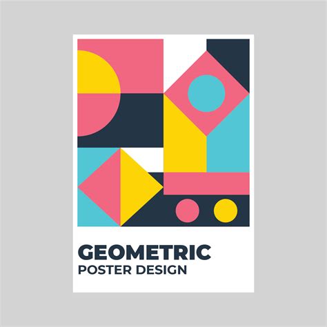Geometric Poster Design 463860 Vector Art At Vecteezy