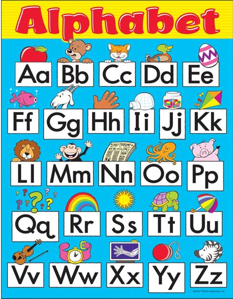 Chart Alphabet Fun Preschool-Gd 1 by Trend Enterprises: Language Arts