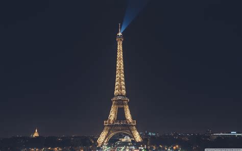 Download Eiffel Tower At Night Paris France Ultrahd Wallpaper