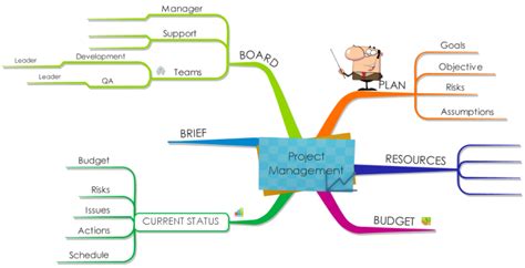 Project Management Mind Maps Mind Map Project Management Infographic