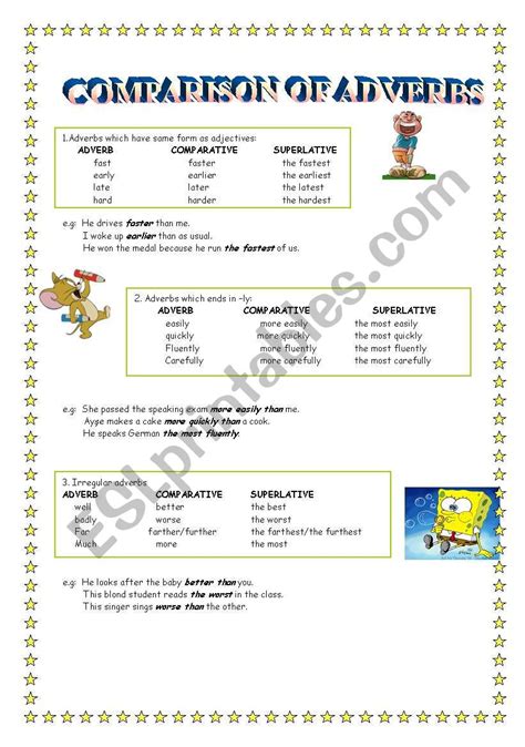 Comparison Of Adverbs Interactive Worksheet Db Excel Hot Sex Picture