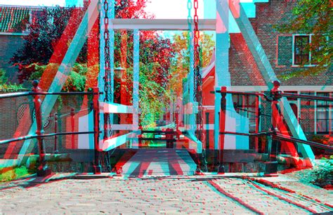 Brug Edam 3d Anaglyph Stereo Redcyan Wim Hoppenbrouwers Flickr