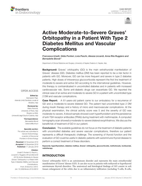 Pdf Active Moderate To Severe Graves Orbitopathy In A Patient With