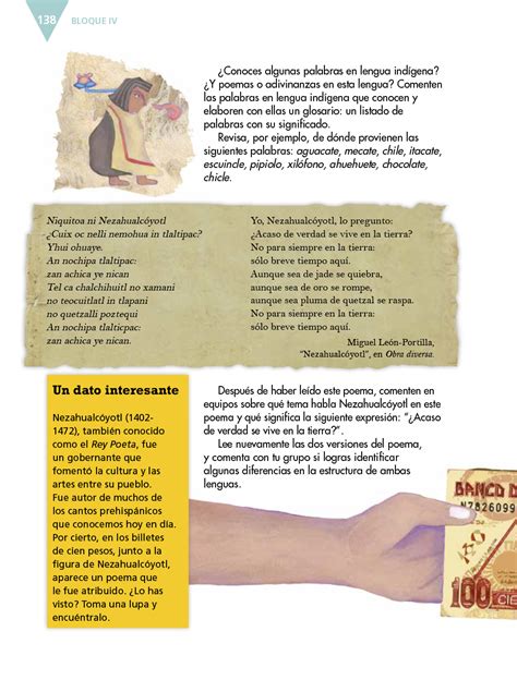 Libro de español contestado sexto grado es uno de los libros de ccc revisados aquí. Español sexto grado 2017-2018 - Página 138 - Libros de Texto Online