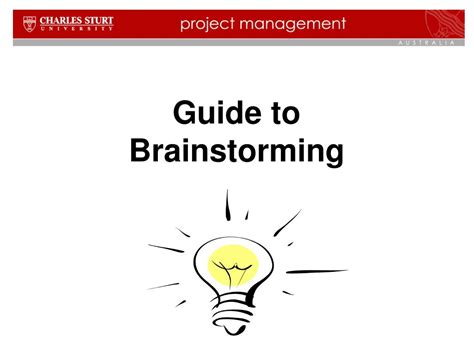 Ppt Guide To Brainstorming Powerpoint Presentation Id360542
