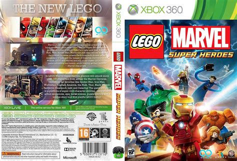 Lego Marvel Super Heroes Xbox 360 Box Art Cover By Juan666