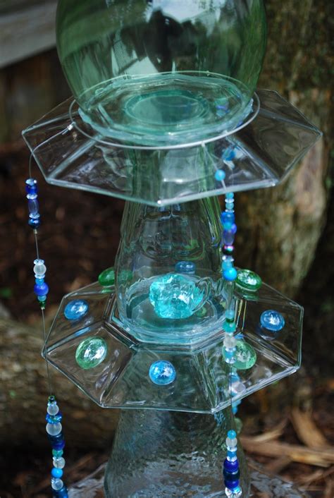Kellys Studio Time Art In The Garden Glass Totem