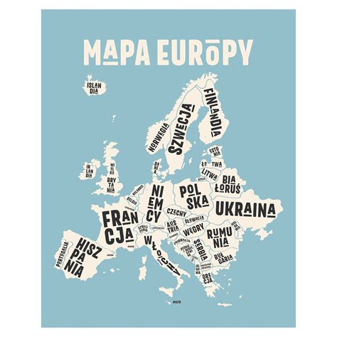 Plakat X Nowoczesna Mapa Polityczna Europy Allegro Pl My Xxx Hot Girl