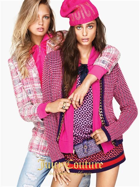 romee strijd taylor hill front juicy couture fall 2015 ads fashion gone rogue