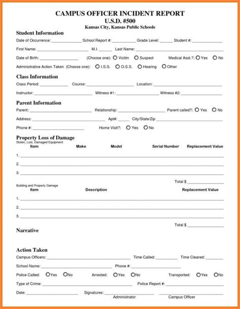 Physical Security Report Template Templates Example Templates