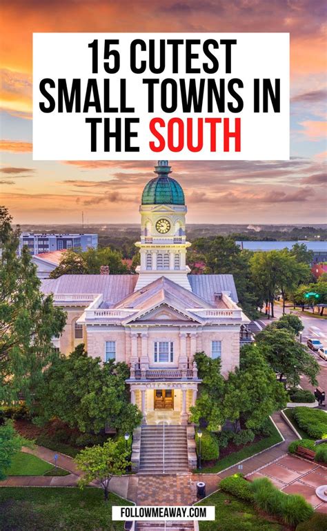 An Aerial View Of The Courthouse With Text Overlay That Reads 15 Cutest