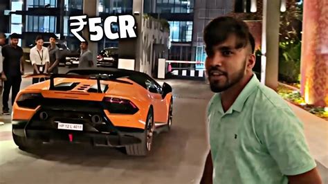 Ujjwal React On His Lemborgini Techno Gamerz React On Super Car