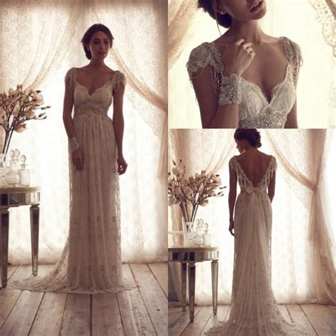 Discount 2014 New Vintage Lace Wedding Dresses With Sweetheart