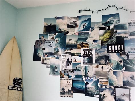 See more ideas about room decor, bedroom decor, room inspiration. Surfer's wall collage | Surf room, Surfer room, Room ...