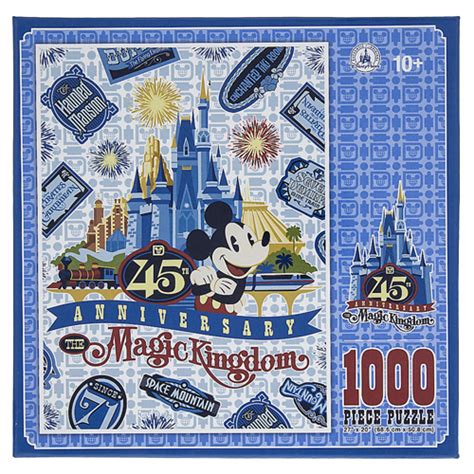 Disney Parks Puzzle Magic Kingdom 45th Anniversary 1000 Pieces