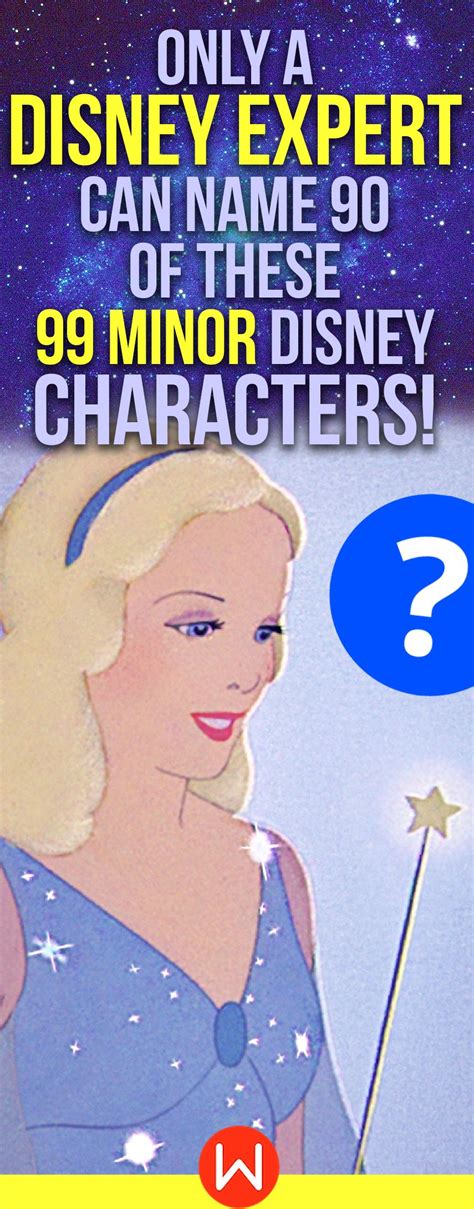 Only A Disney Expert Can Name 90 Of These 99 Minor Disney Characters