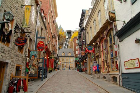 Rue Sous Le Fort Old Quebec City Quebec City Canada Quebec City