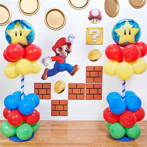 Diy Super Mario Party Room Decor Mario Bros Party Super Mario