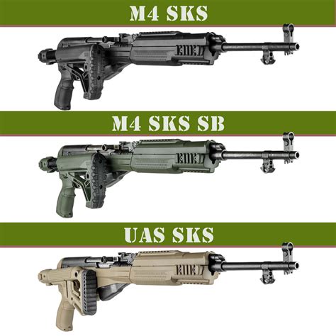 Fab Defense Sks Chassis System With Folding M4 Uas Stock Zfi Inc
