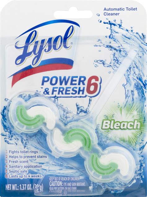lysol power and fresh 6 automatic toilet cleaner bleach lysol 19200971171 customers reviews