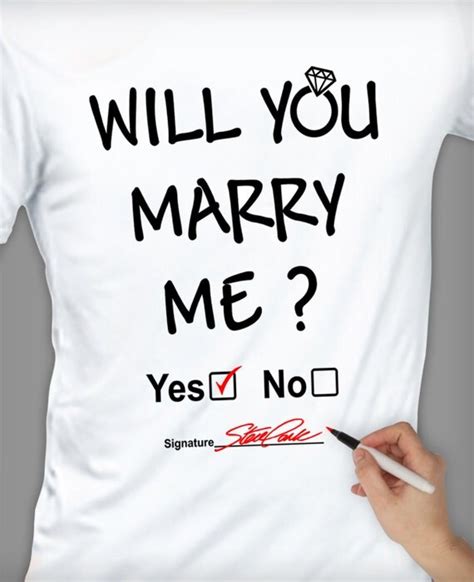 Will You Marry Me T Shirt
